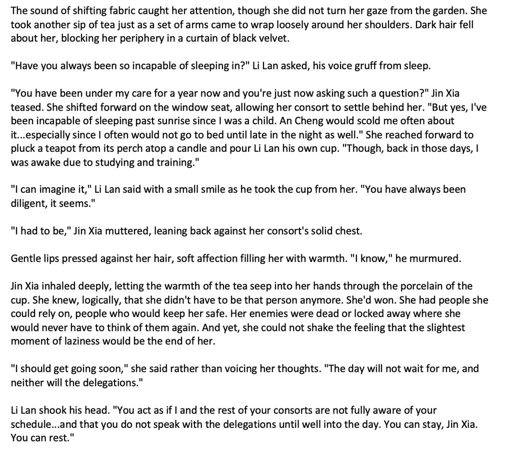 Sample from &quot;Empire of the Golden Summer&quot;